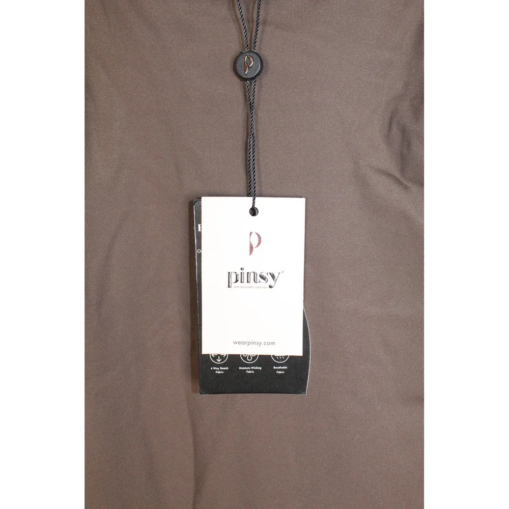 Pinsy‎ Bonded Scoop Tank Shapesuit in Chocolate Brown NWT Size 3X